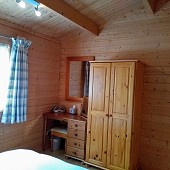 Lodge double bedroom